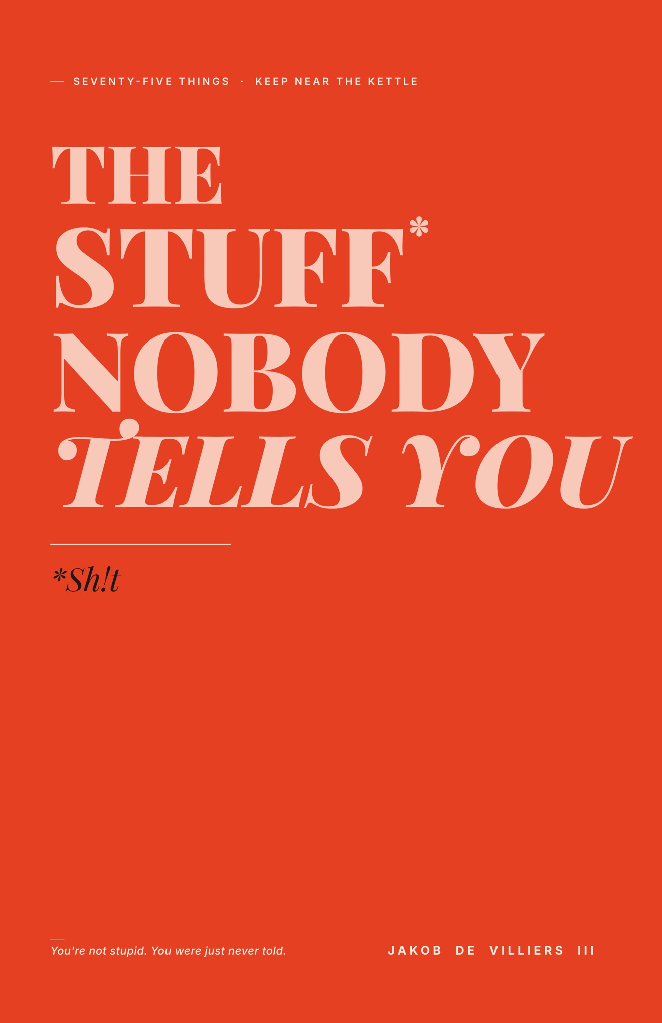 The Stuff Nobody Tells You — book cover