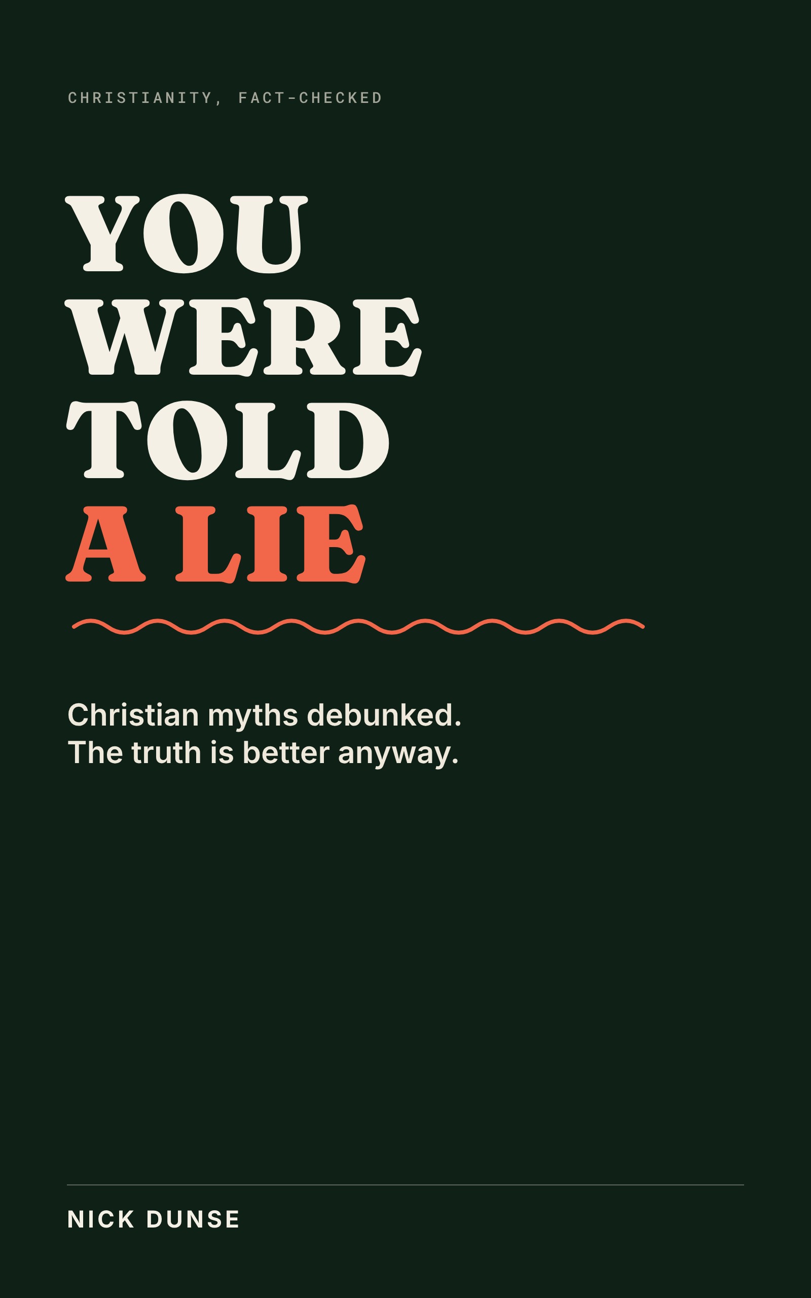 You Were Told a Lie — book cover